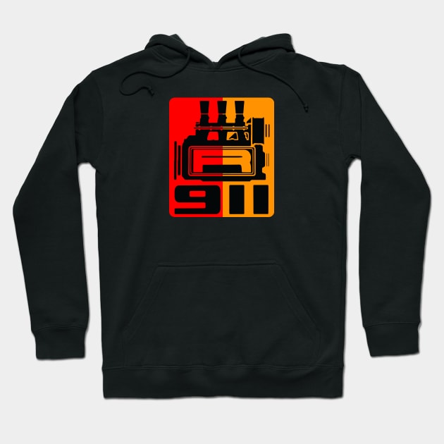 rennsport 911 Hoodie by retroracing